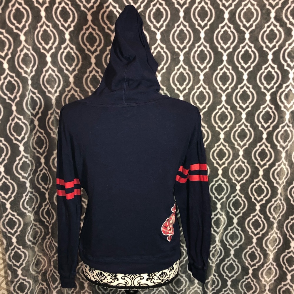 Girls Disney Mickey Nerd Hoody. - Picture 2 of 4